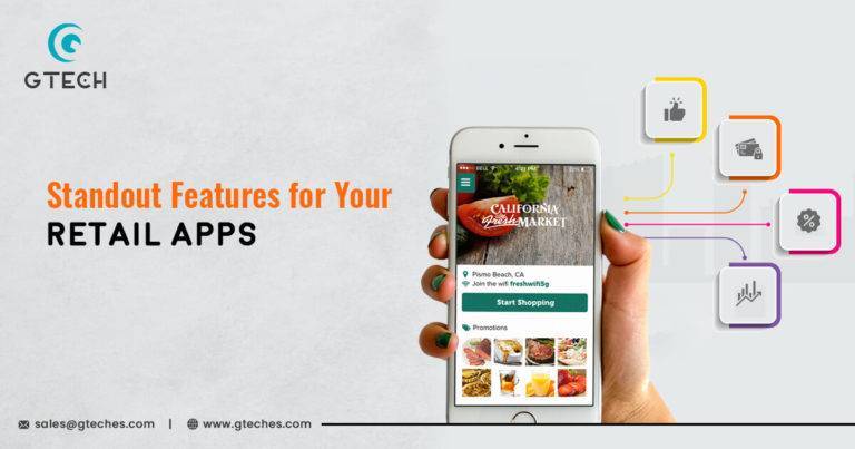 Features of retail app