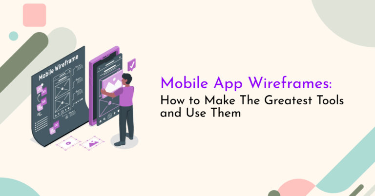 mobile app wireframe