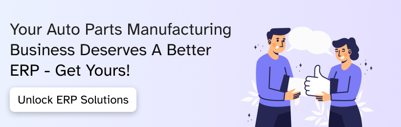 Automotive ERP services tailored for parts manufacturers