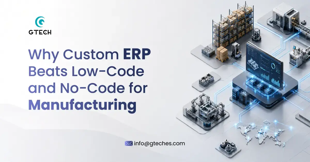 Why Custom ERP Beats Low-Code and No-Code for Manufacturing